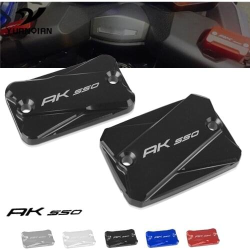 New For Kymco AK550 AK 550 2017 2018 2019 CNC Aluminum Motorcycle Front Brake Fluid Reservoir Oil Cup Cap Master Cylinder Cover