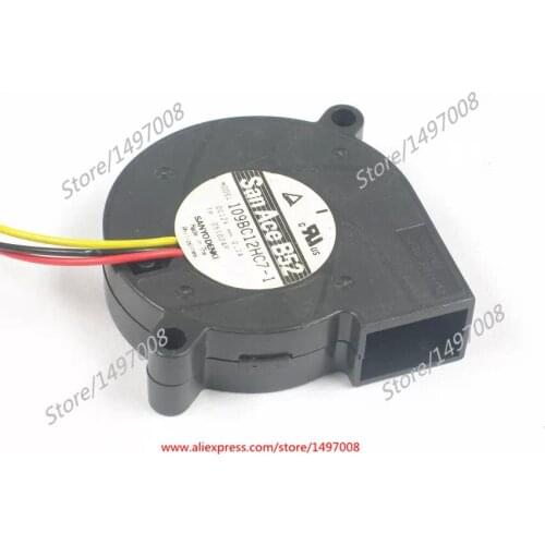 SANYO DENKI 109BC12HC7-1 DC 12V 0.1A 50x50x15mm Server Cooling Fan