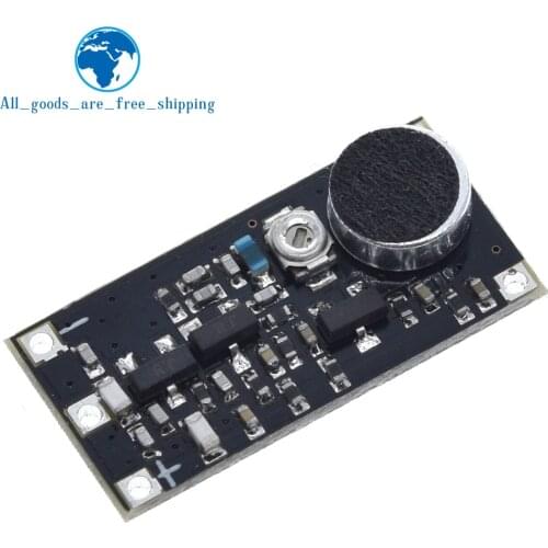 TZT 88-115MHz FM Wireless Microphone Surveillance Transmitter Module Board For Arduino Adjustable Capacitor DC 2V 9V 9mA Voltage