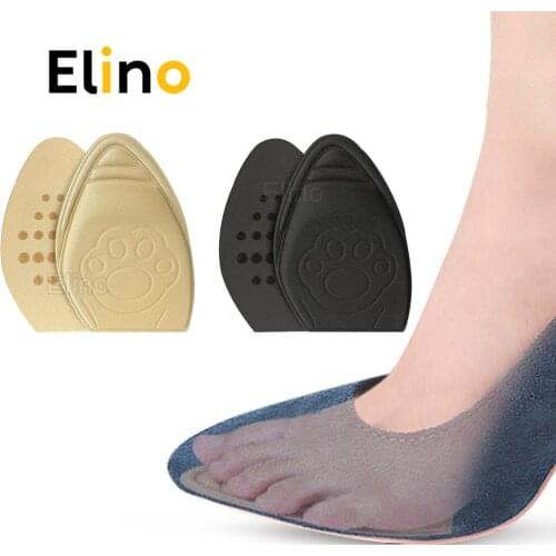 Forefoot Pads Memory Foam Insoles for Women High Heels Inserts Cushions Foot Care Pain Relief Protector Soft Anti-Slip Insole