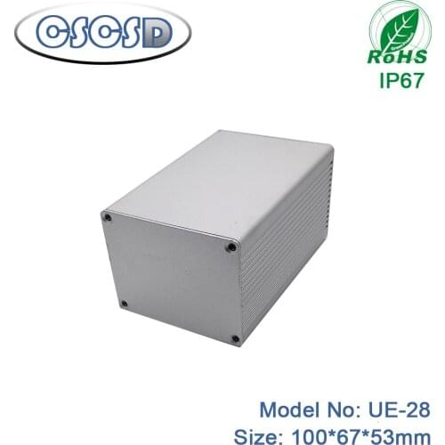 Outdoor distribution cabinet power distribution box stage volt enclosure box aluminium project by CSCSD 100*67*53mm