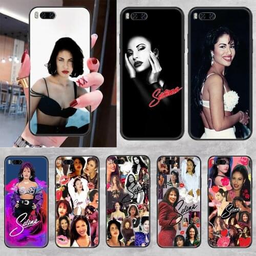 Selena quintanilla Phone case For Xiaomi Mi Max Note 3 A2 A3 8 9 9T 10 Lite Pro Ultra black silicone bumper pretty funda luxury