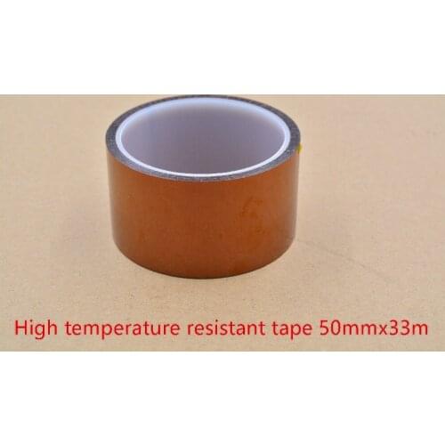 LINK CNC 3d printer heat plate resistant high temperature polyimide adhesive insulation solder mask 50mmx33m thickness 0.05mm