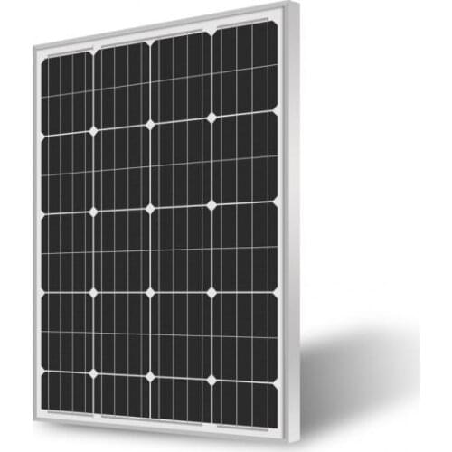 80w solar panel mono perc solar cell high efficiency half cut for home solar system street light independent solar installation
