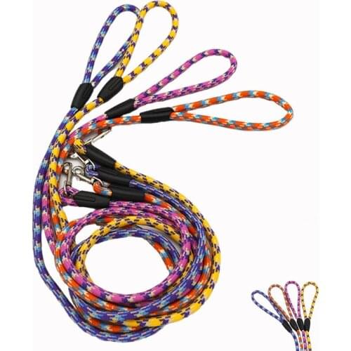 Fashion Dog Leash Pet Training Running Rope Durable Nylon Rope Leashes for Small Medium Dog Pet Supplies