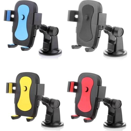 360 Rotatable Car Windscreen Suction Cup Mount Cell Phone Holder Bracket Stand for Mobile Smartphone