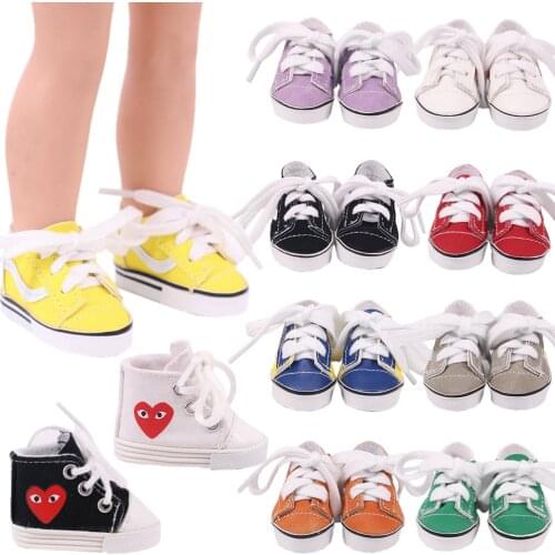 Doll Shoes 5 cm Handmade High Top Sneakers For Paola Reina Wellie Wishers 14 Inch EXO Star 20 cm Doll Clothes Accessories