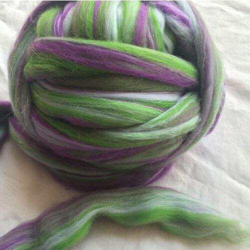 WFPFBEC 70s Australia COMBED 100% WOOL fiber merino diy wool for neddles felting 50g 100g 200g 300g 500g 1000G NO.112