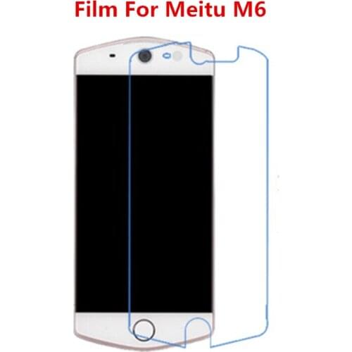 1/2/5/10 Pcs Ultra Thin Clear HD LCD Screen Protector Film With Cleaning Cloth Film For Meitu M6
