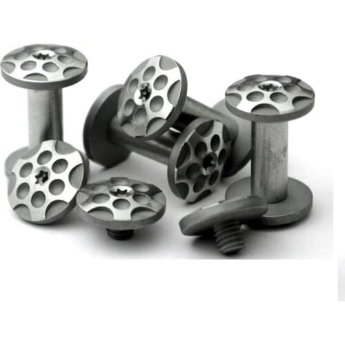 10pcs Slingshot Bullet Nest pattern inner hexagon Handmade Knife Handle rivet screw