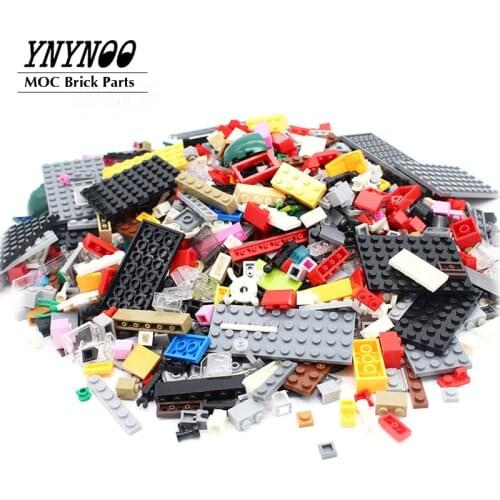 1000Grams DIY MOC Building Block Random Bulk Kit City Creative Figures Blocks City Bricks Educational Assemble Toys for Children