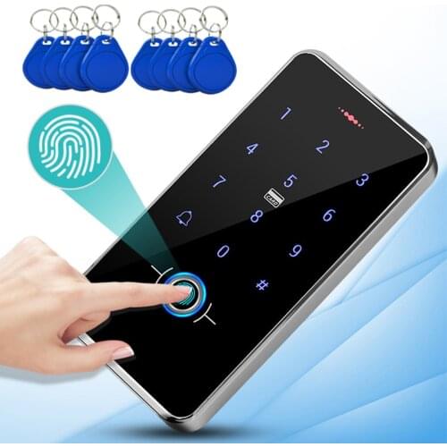 500users ABS outdoor IP68 keypad board Fingerprint RFID Standalone Access controller reader for door access and gate opener