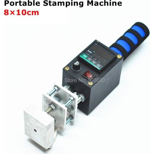 8*10cm Handheld leather wood paper embossing tool, hot stamping machine tool, manual logo embosser, wood branding iron