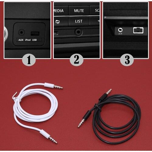 JEAZEA 3.5mm 4 Pole Jack To 3.5mm Male Headphone AUX Audio Cable Auxiliary Cord Stereo Audio Wire Core Cable For Phone iPod Mp3