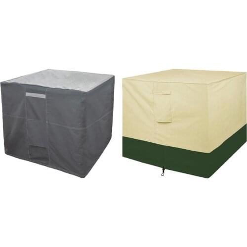Outdoor Air Conditioner Dust Cover Waterproof Furniture Cover Outer Polyester Anti-Snow Anti-Dust Cleaning Rainproof Cover