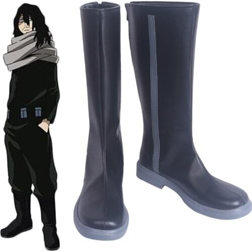 Costumebuy My Hero Academia Boku no Hero Akademia Cosplay Shota Aizawa Shoes Costume White Boots Accessory Halloween Custom Made