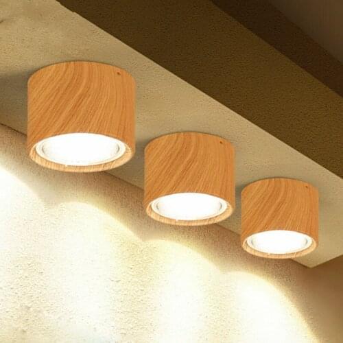 European style creative bar living room study room interior simple decoration wood wall hanging ceiling spotlight ZM106