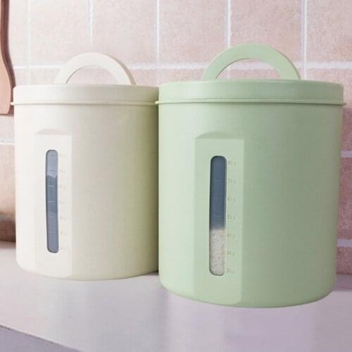 Hot Round Large Cat Dog Food Storage Box Sealed Bucket Moisture-Proof Pet Food Container Grain Dry Food Dispenser Feed