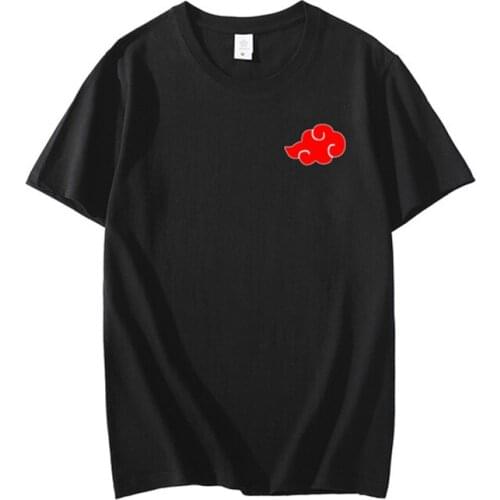 2021 mens and womens summer fashion printing lucky cloud logo Japanese anime character street top short-sleeved T-shirt