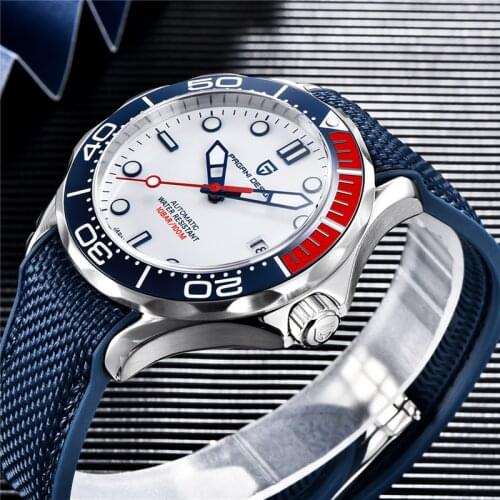 NEW PAGANI DESIGN Mens Watches Japan NH35A Men Automatic Watch Sapphire Glass Mechanical Wristwatch Stainless Steel 100M Water