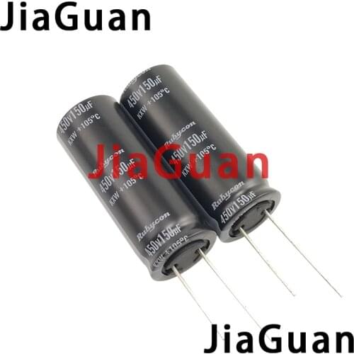10PCS NEW RUBYCON 450V150UF 18X45 KXW series 105 degree 150UF 450V hot sale 150uf/450v
