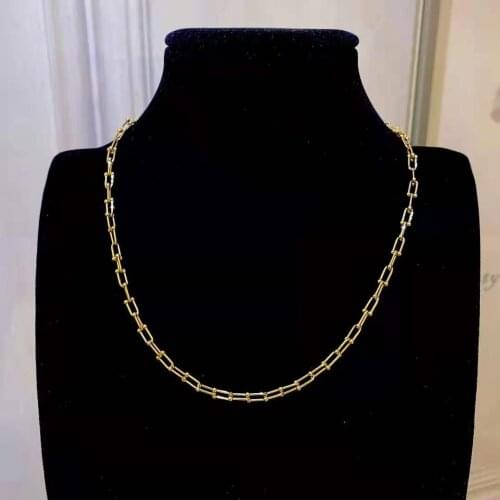 18k/au750 real gold western style necklace bracelet jewelry for lady&women&party&daily life wear&decoration