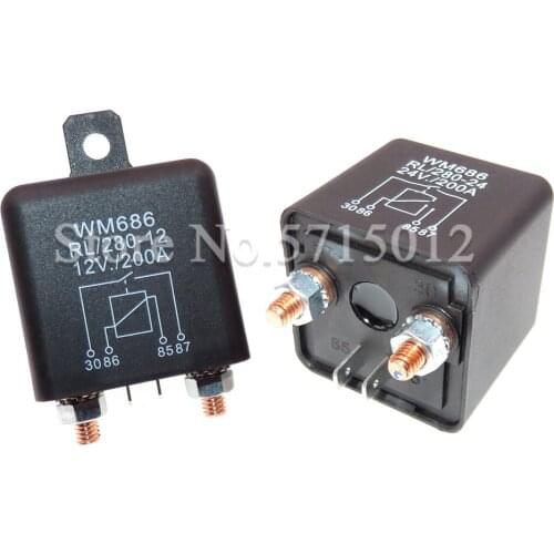 200A High Current Starting relay DC 12V-48V High Quality Type Automotive Switch Car Relay