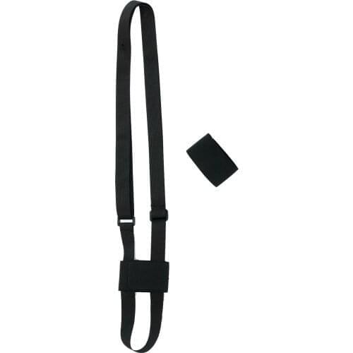 Black Water Bottle Sling Adjustable Travel Mug Carrier Nylon Vacuum Thermal Cup Shoulder Strap Foldable Water Pot Holder Strap