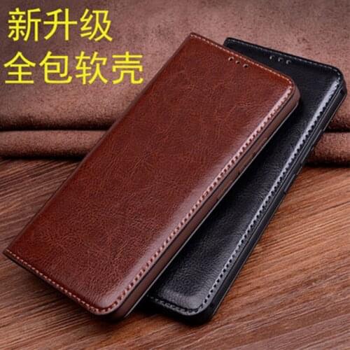 Luxury Genuine Leather Cow Cover for for Huawei Nova4e Ultra-thin Flip Phone Case for Huawei Nova 4e New Arrival Fundas Skin