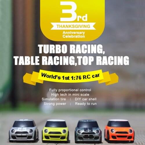 RTR 1/76 FHS/FHSS 2.4G 3CH 2 RC Cars 2.1km/h Super Mini Full Proportional Coreless Motor Racing Vehicle Models Kids Toys Gift