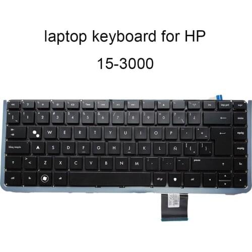 Replacement keyboards Backlit keyboard for HP envy 15 3000 LA Latin black notebook KB no frame 668834 657124 161 Markdown sale