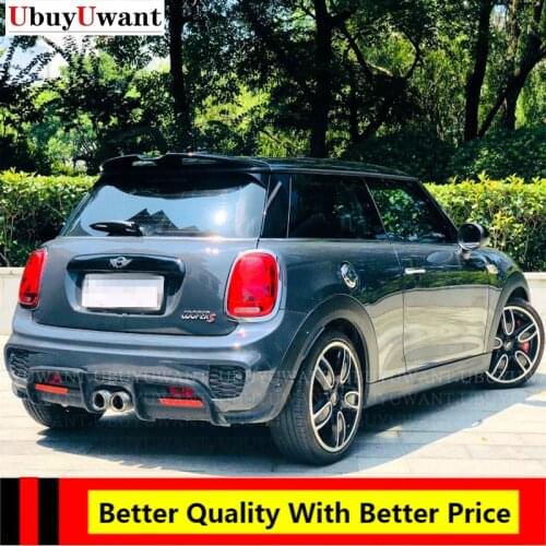 Glossy Black JCW Roof SPOILER Carbon Fiber Rear Window Wing Body Kit Racing Accessories Trim FOR Mini F55 F56 Cooper 2013 - 2020