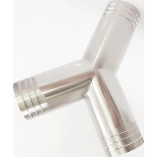 1/2" 12.7mm OD Hose Barb 304 Stainless Steel Sanitary Y Type Pipe Fitting For Home Brew Homebrew Wine Beer Brewing