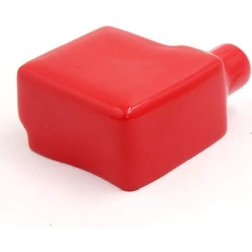 Uxcell Universal PVC Battery Terminal Insulating Protector Covers Red 75 x 60 x 33mm