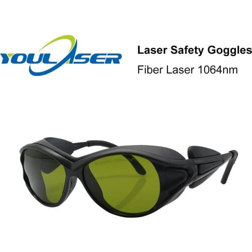 YOULASER 1064nm Laser Safety Goggles 850-1300nm OD4+ CE Protective Goggles For Fiber Laser
