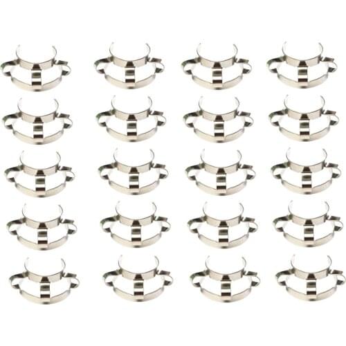 20Pcs 19#,Metal Clip,Steel Keck Clamp,19/26 & 19/38 Glass Ground Joint