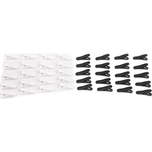 20 x Headphone Earphone Cable Cord Wire Lapel Collar Clip Nip Clamp Mount Holder Hot Sale