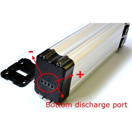 36V 48v 60v 10ah 13ah 15ah 18ah 20ah 21ah for Samsung cell bottom discharge Silver Fish E bike Battery Pack with charger