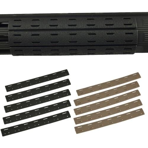 5 PCS M-LOK Handguard Rail Cover Tactical Keymod MLOK Hand Protector Accessories Kit Rifle