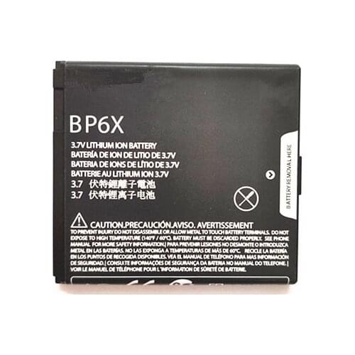 High quality 1390mAh BP6X battery For MOTOROLA XT316 XT319 MT620 XT615 XT681 xt390 XT701 XT702 XT711 XT720 BP6X Battery