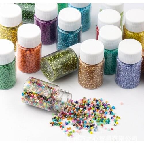 2MM bottled rice beads, about 3000 pcs/bottle, DIY jewelry accessories, clothing accessories