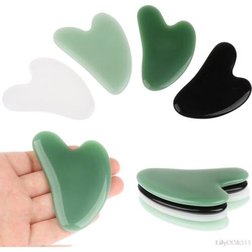 1 Piece Facial GuaSha Board Face Body Scraper Massager Tool Slimming Lift Anti-wrinkle