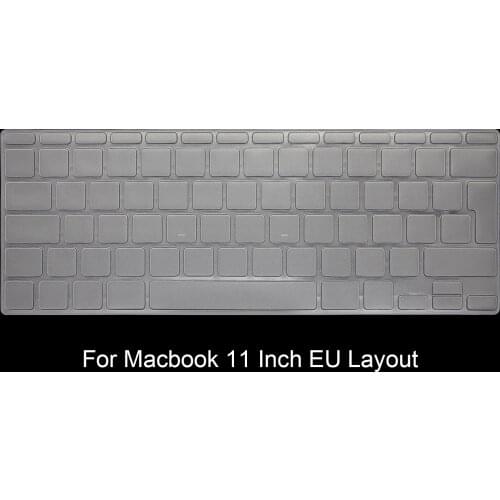 HRH 25pcs TPU US EU Keyboard Cover Skin Protector For Macbook Air 11" 13" Retina Pro 12" 13" 15 17 for Mac iMac Magic keyboard