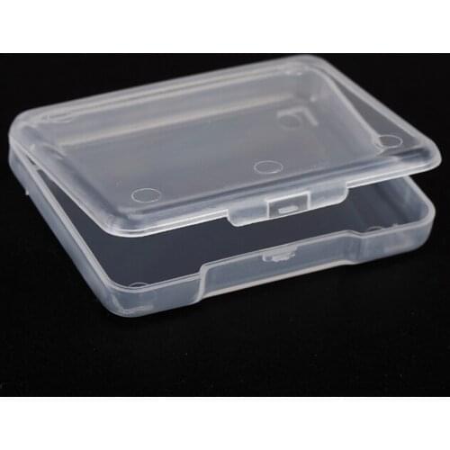 5PCS Collection Container Case Plastic Transparent Small Clear Store Box With Lid Jewelry Finishing Accessories Storage Box