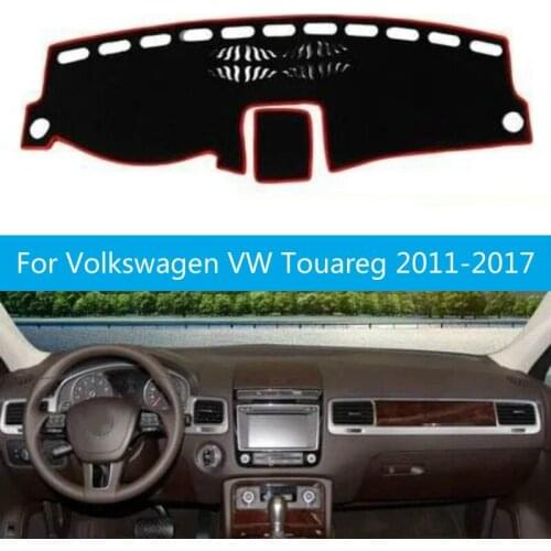 For Volkswagen VW Touareg 2011-2014 2015 2016 2017 Dashboard Cover Mat Pad Sun Shade Instrument Protector Carpet Car Accessories