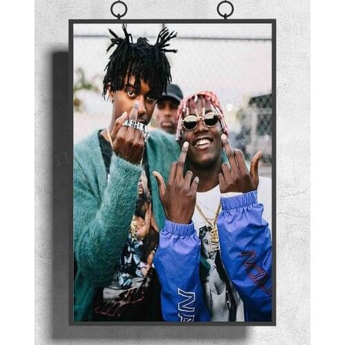 H225 Playboi Ci and Lil Yachty Wall Sticker Silk Poster Art Home Decoration Christmas gift