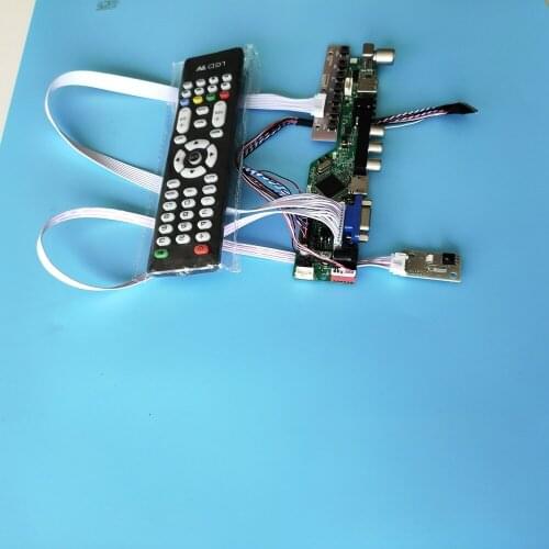 Kit for B141EW05 V0/V1/V4 1280x800 Controller board Display Screen Audio LVDS LCD LED VGA USB HDMI TV AV remote panel 40pin