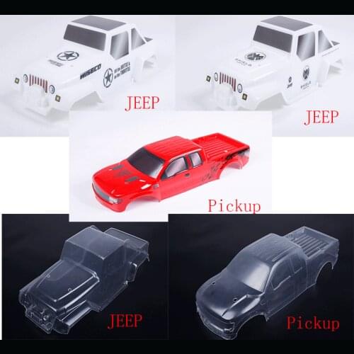 Colorful PC Body Shell (Pickup &Jeep Truck) for 1/8 HPI Racing Savage XL FLUX Rovan TORLAND MONSTER BRUSHLESS TRUCK Rc Car PARTS