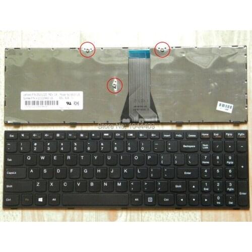 New Genuine US Laptop Keyboard for Lenovo B50 30 40 70 B50-30 B50-45 B50-70 Series with frame