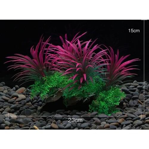 Underwater Artificial Aquatic Plant Ornaments Aquarium Fish Tank Green Water Grass Decor Landscape Decoration